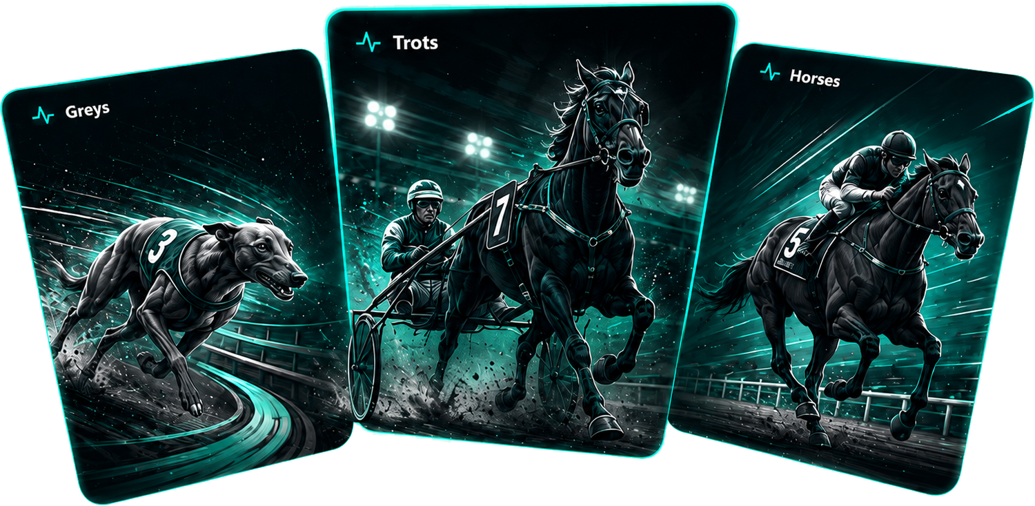 Greyhounds, Trots and Horses — three codes of racing
